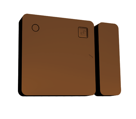 Shelly Blu Door & Window Sensor - Brown - Smart Home Shelly_B_DW_B