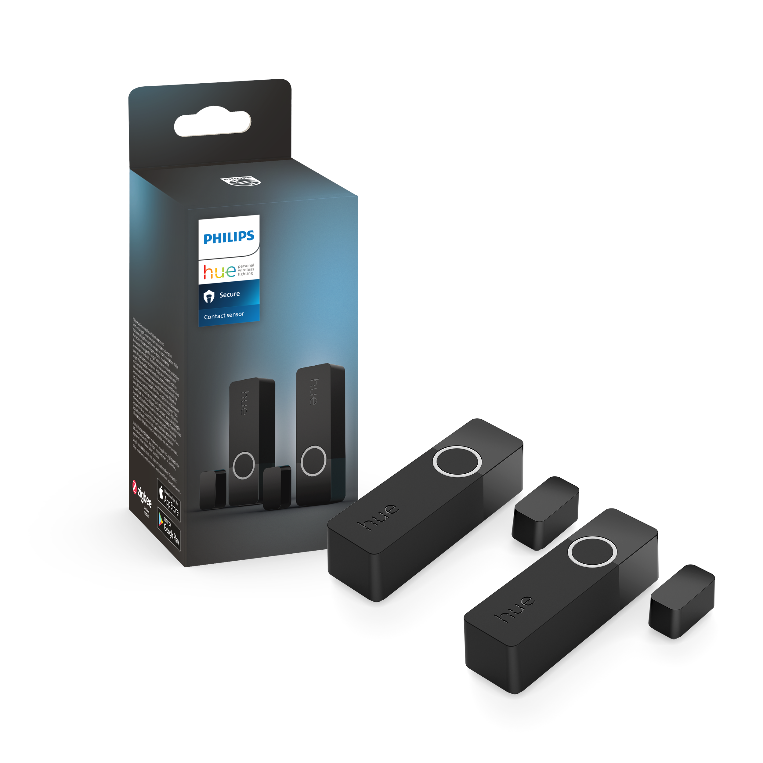 Philips Hue Secure Contact Sensor Black 2 Pack - Smart Home 929003563804