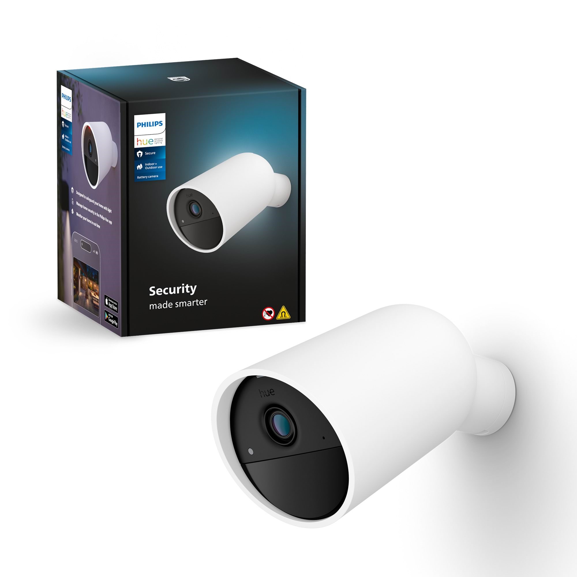 Philips Hue Secure Battery Camera (White) - Smart Home 929003562802