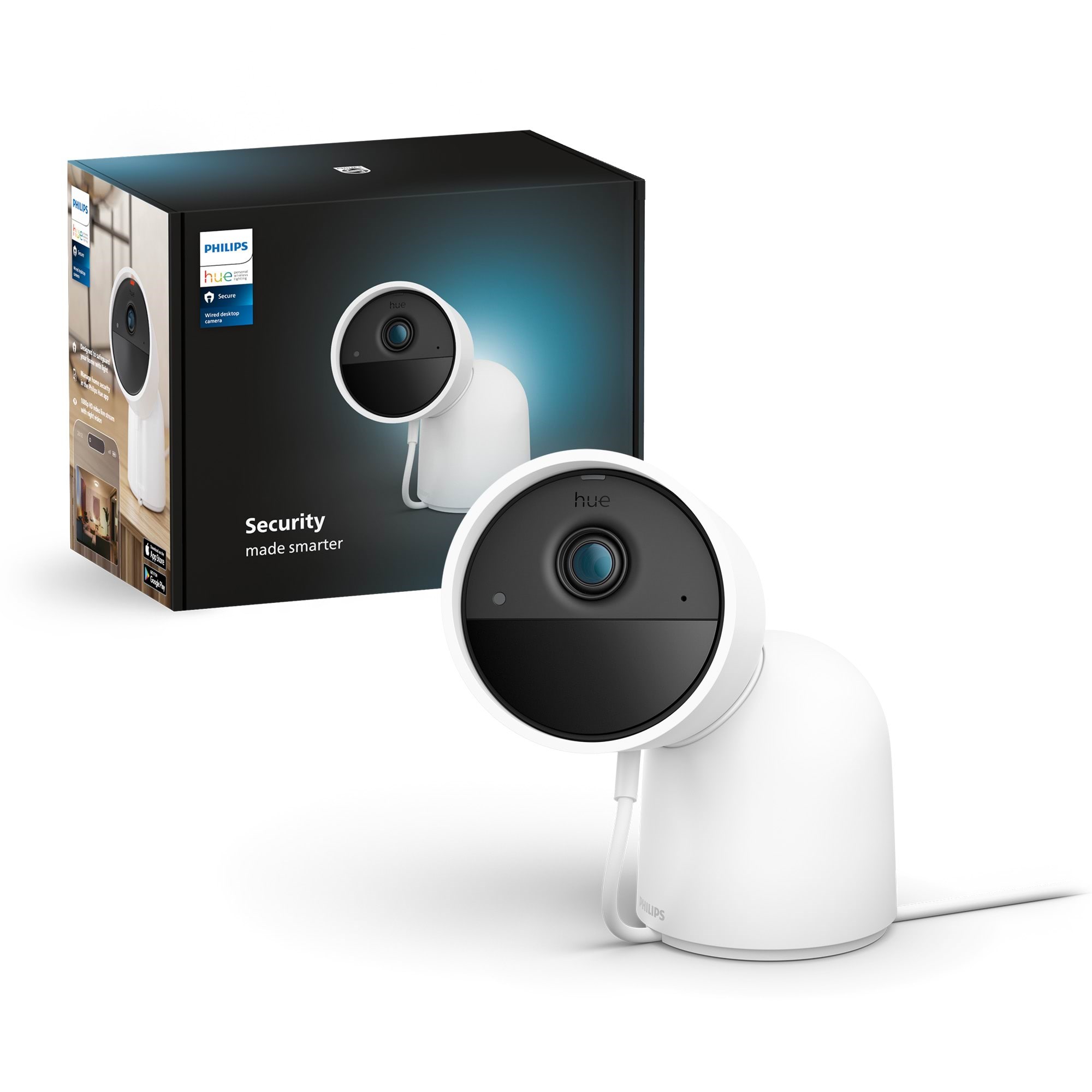 Philips Hue Secure Camera Wired Desktop White - Smart Home 929003562704