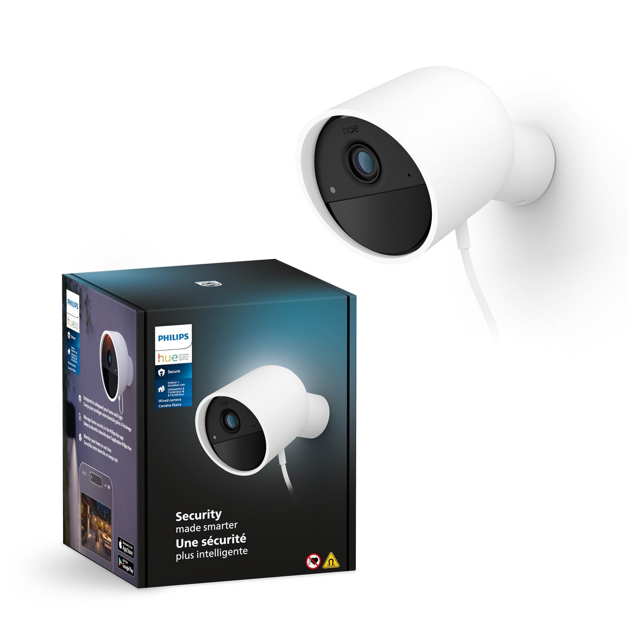 Philips Hue Secure Camera Wired | White 1 Pack - Smart Home 929003562702