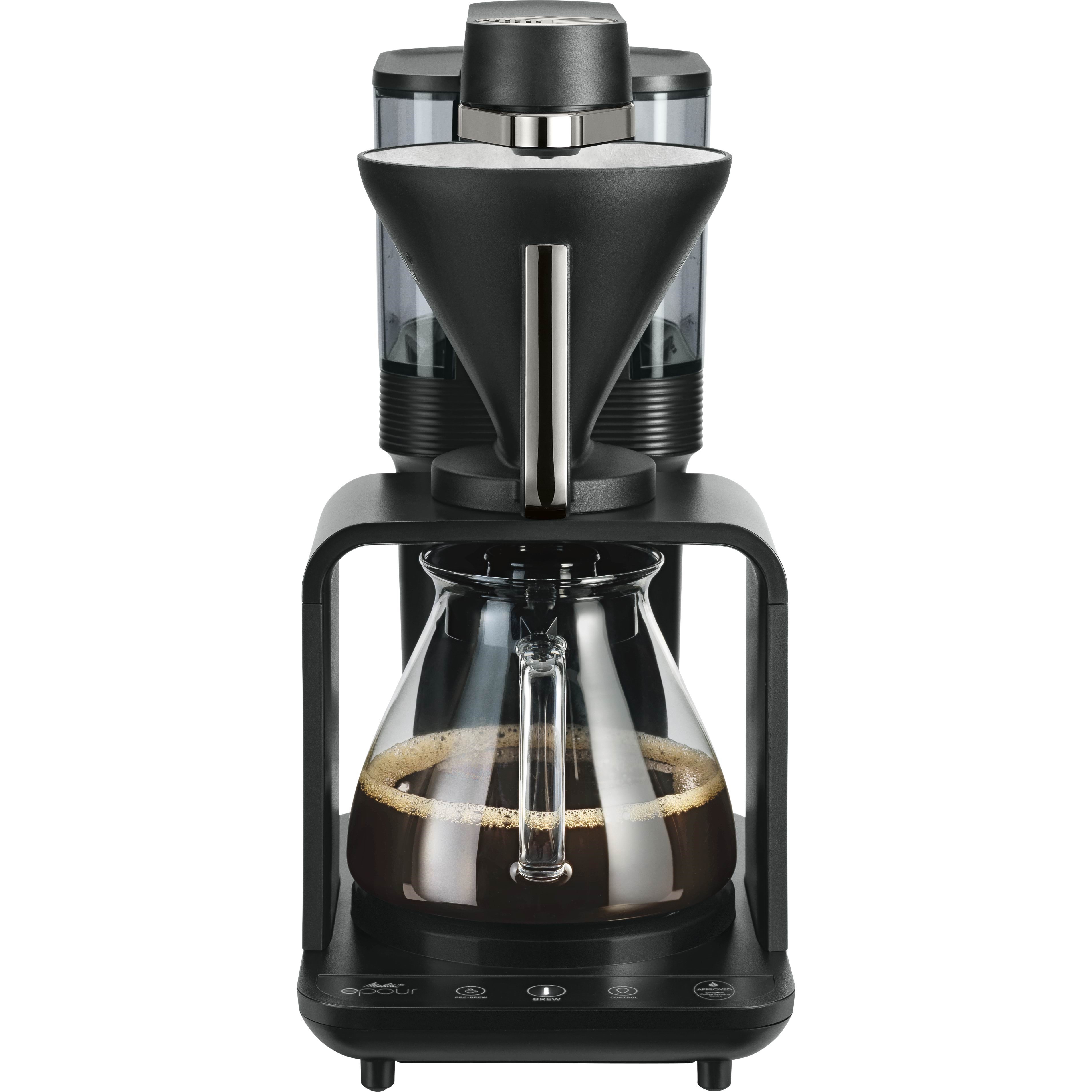 Melitta Epour Black/chrome - Kaffeezubereitung Silber 6773142