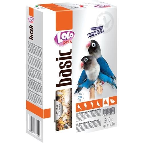 Lolo Pets Dwarf Parrot Feed 500g - Essen Snacks Vitamine