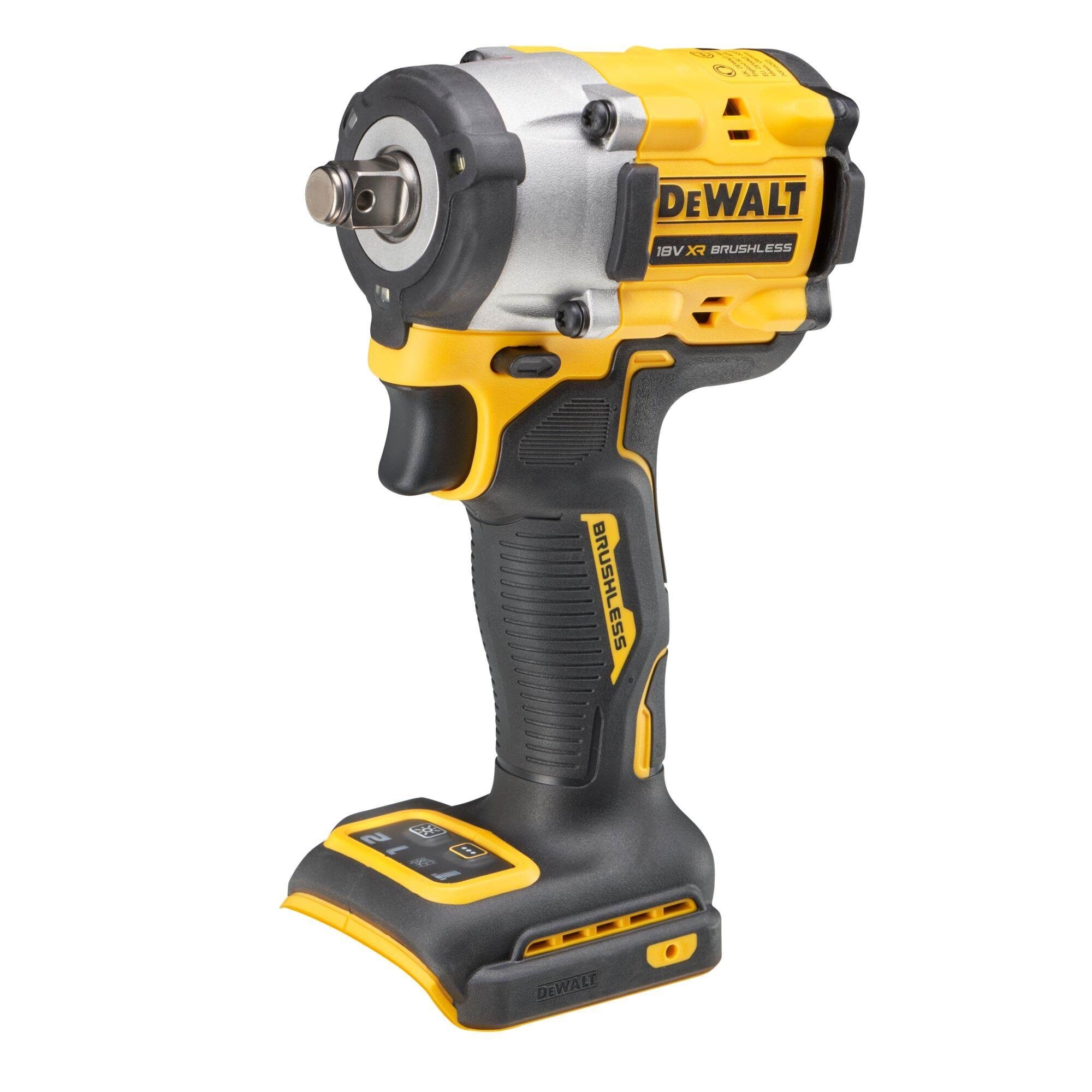 Dewalt 18v XR Brushless 1/2" Hog Ring Compact Impact Wrench - Bare Unit - Haus Garten