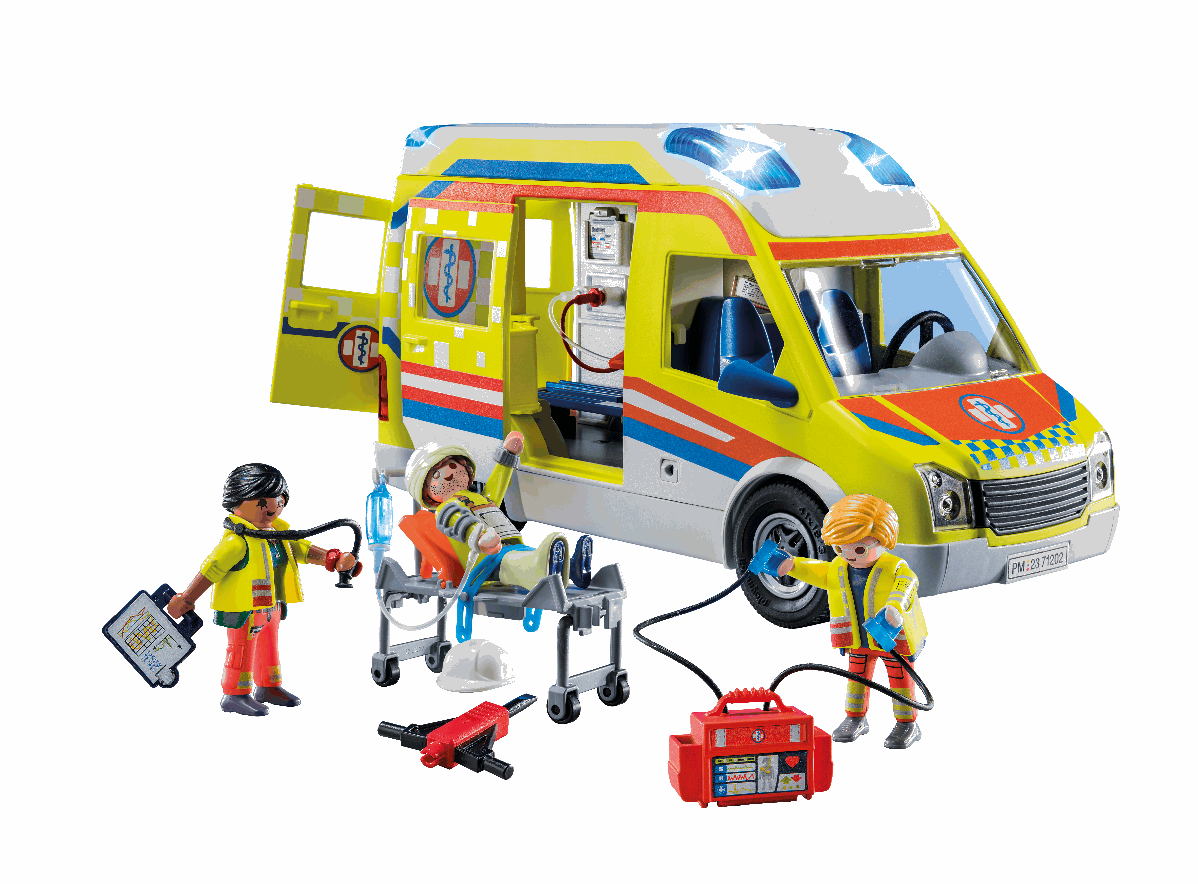 Playmobil City Action - Krankenwagen Mit Licht Und Sound 71202