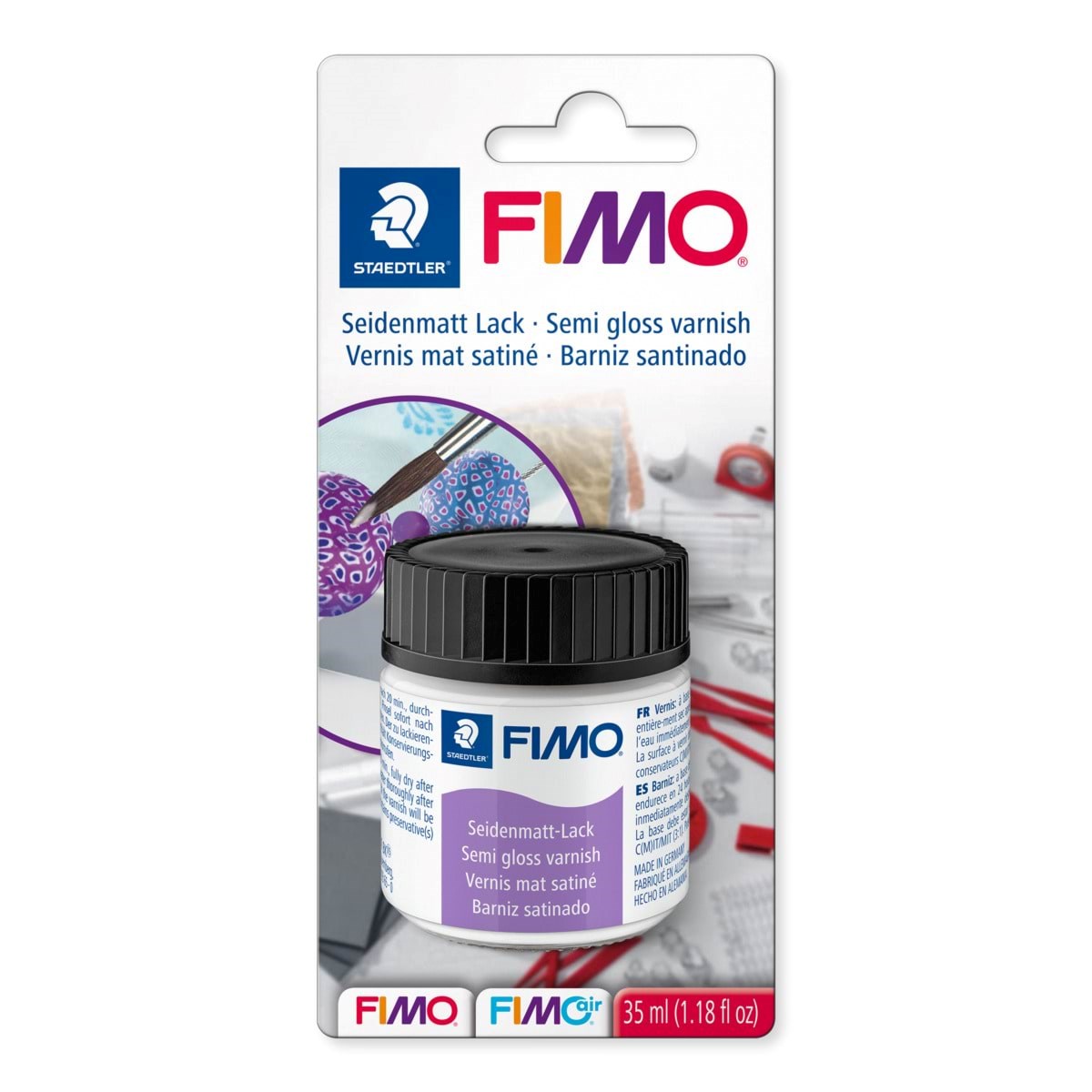 Staedtler Accessory Fimo Semigloss Varn. 35ml - Hobby Zubehoer