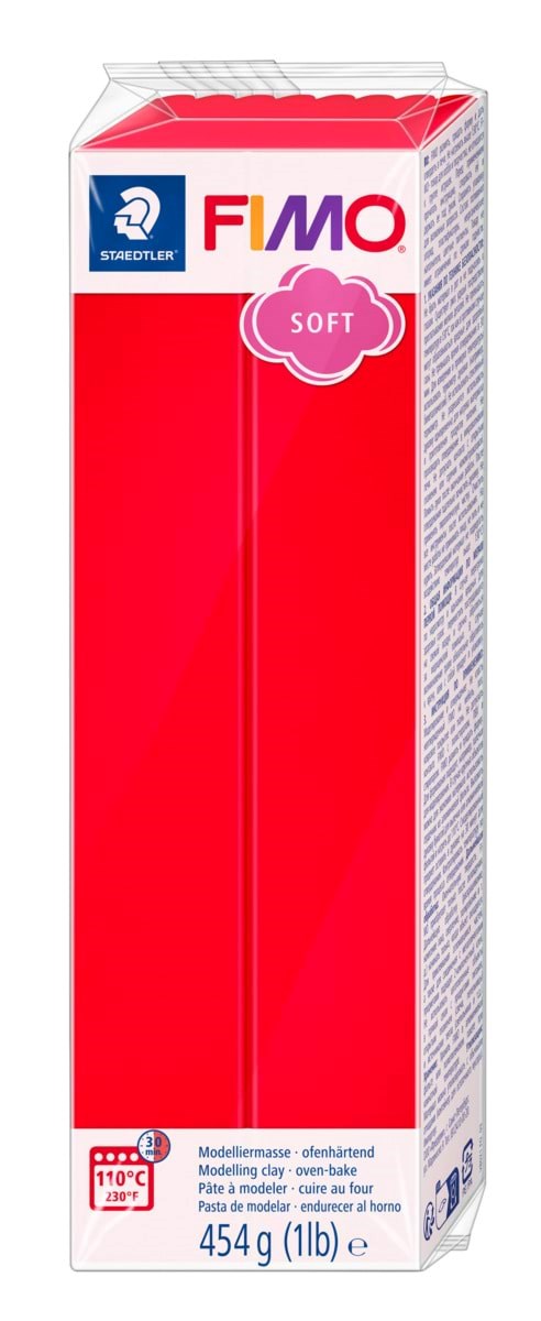 Staedtler Mod. Clay Fimo Soft 454g Indian Red - Hobby Zubehoer 8021-24