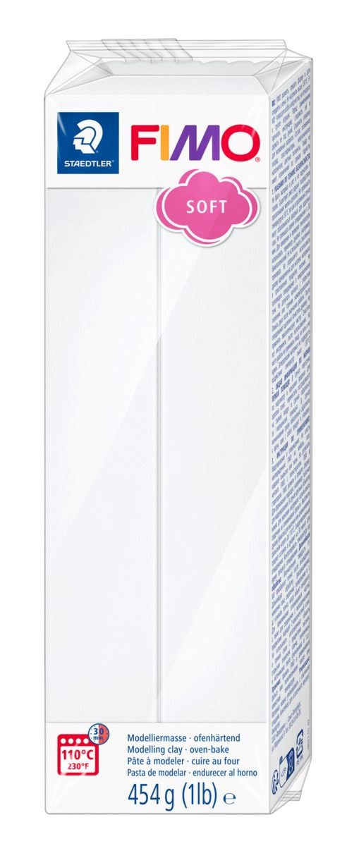 Staedtler Mod. Clay Fimo Soft 454g White - Hobby Zubehoer