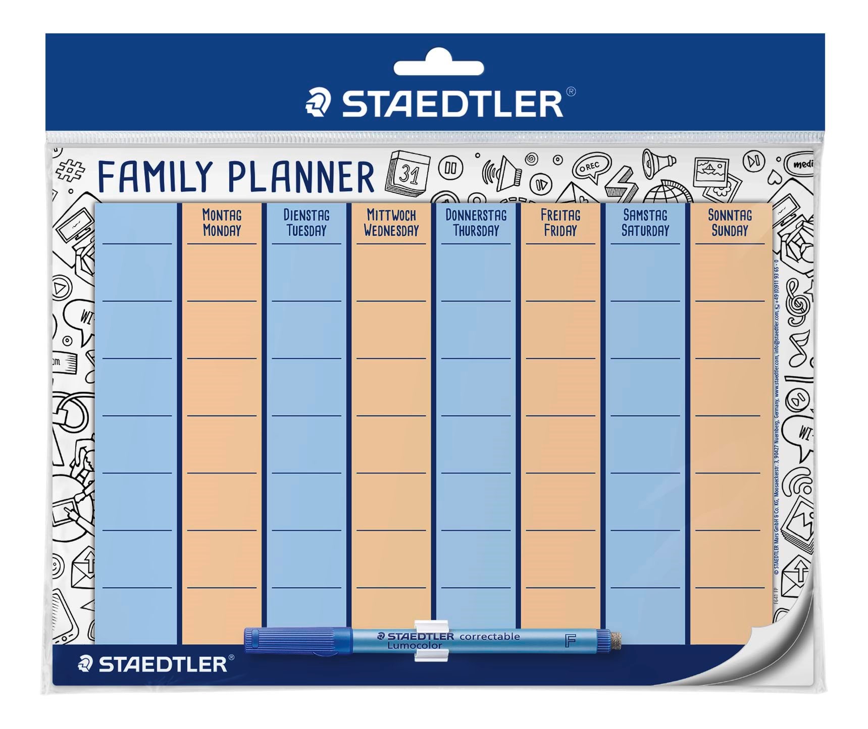 Staedtler Lumocolor Family Planner - Kalender 641 FP