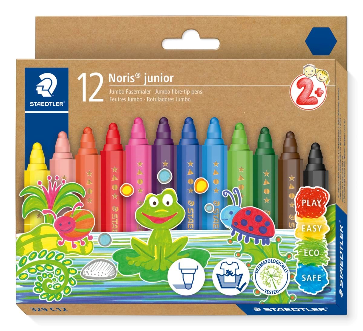 Staedtler Noris Junior 329 12 Pcs. Cardboard Box - Utensilien Zum Schreiben Und Zeichnen 329 C12