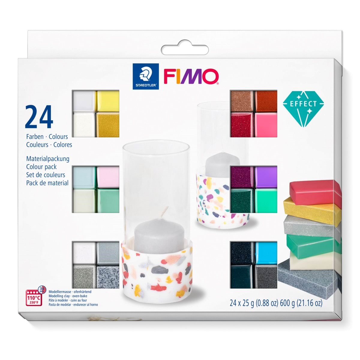 Staedtler Set Mod. Clay Fimo Effect MP - Hobby Zubehoer