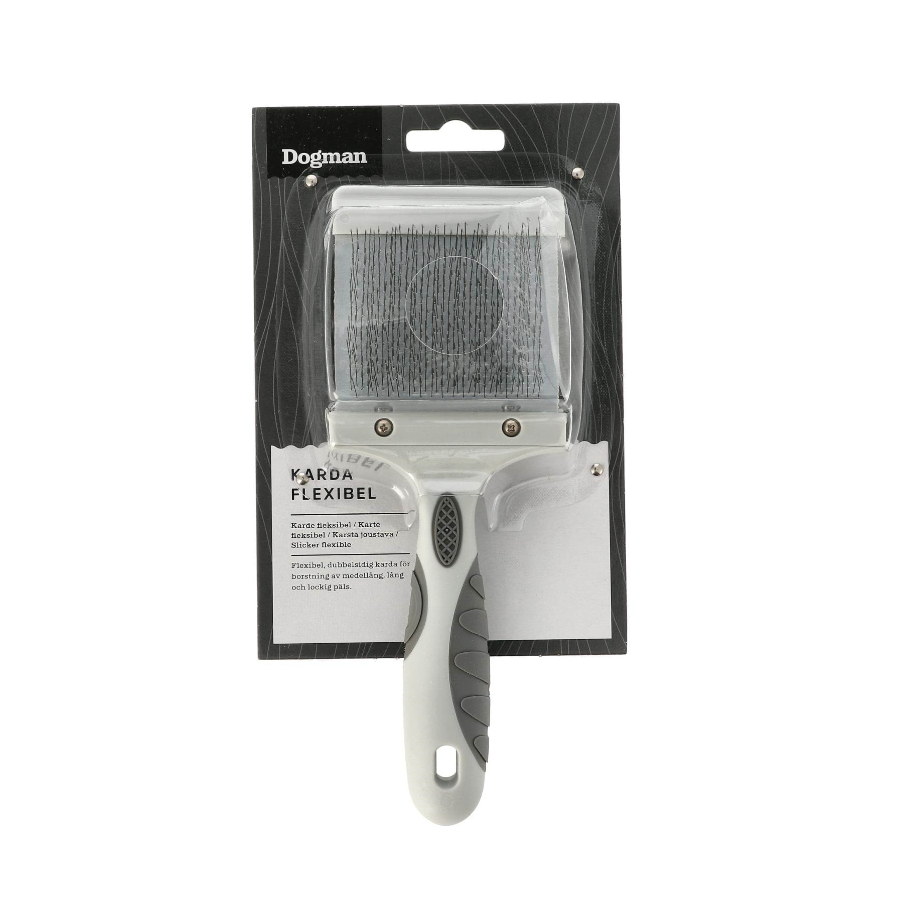 Dogman Flexible Double Sided Slicker Brush 20cm - Hunde