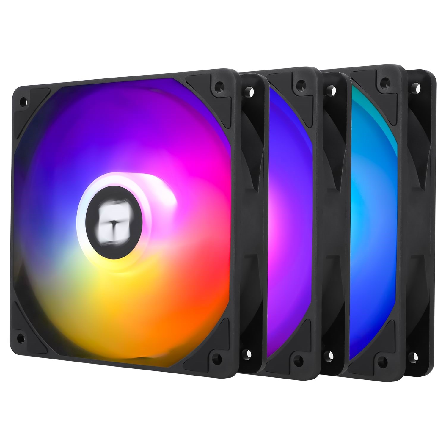 Thermalright Tl-c12c-s Argb - Black (3-pack) - Gehäuselüfter - 120mm - Schwarz Mit Rgb Led - 26 Dba - Gehaeuseluefter Tl-c12c-s-3b