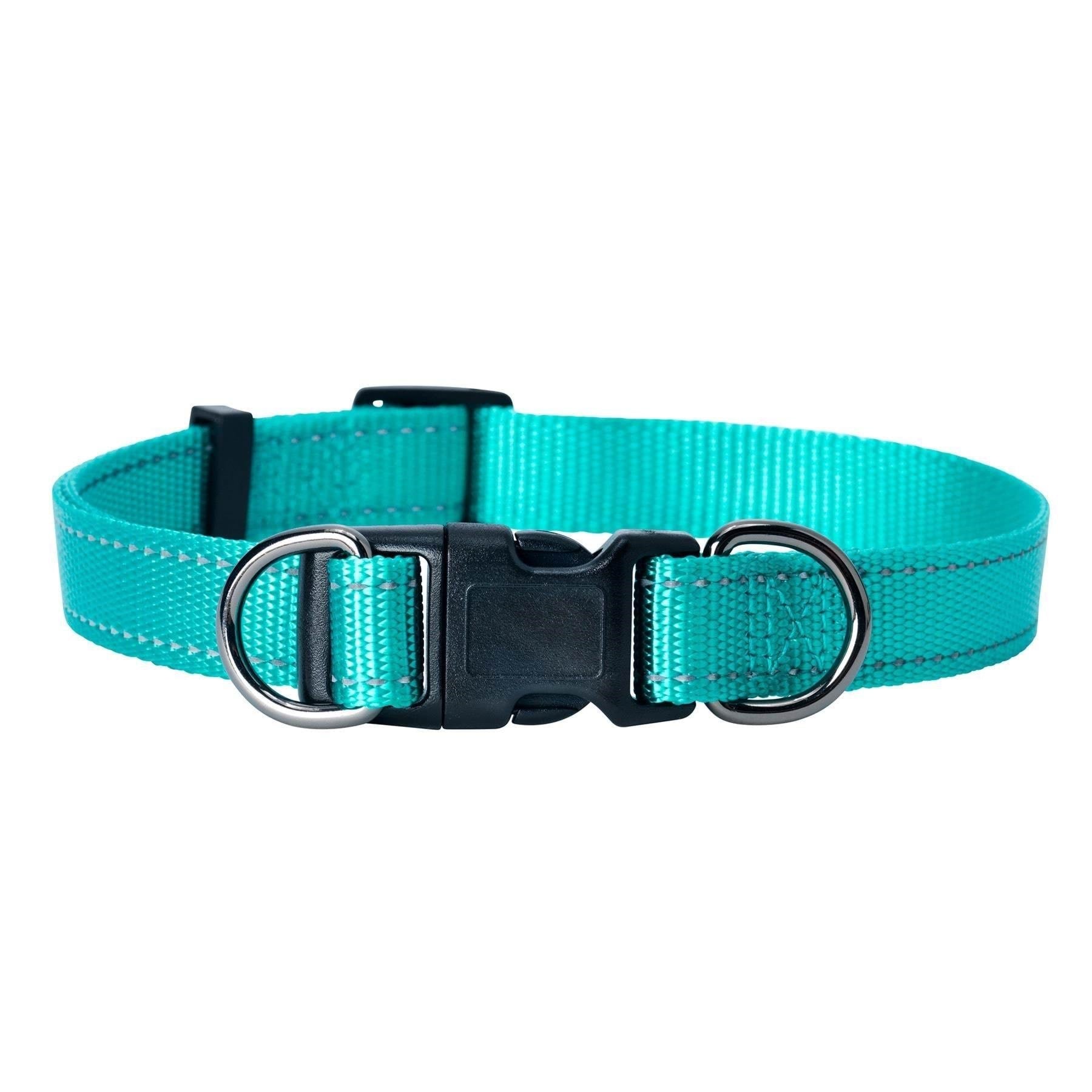 Dogman Nylon Hundehalsband Iris Türkis XL 25mmx38-66cm 123015
