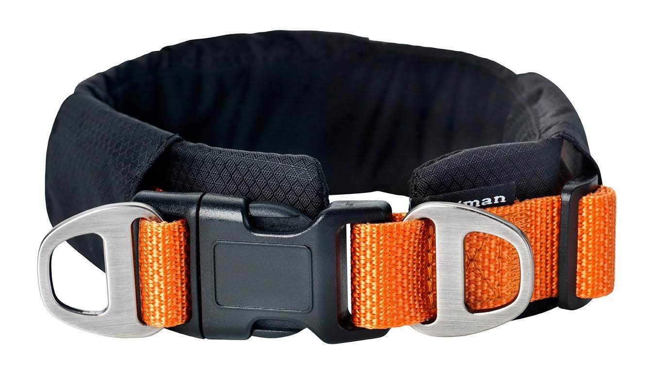 Dogman Emmi Gepolstertes Halsband Verstellbar Orange S (35mm x 40-68cm) - Hunde 127007