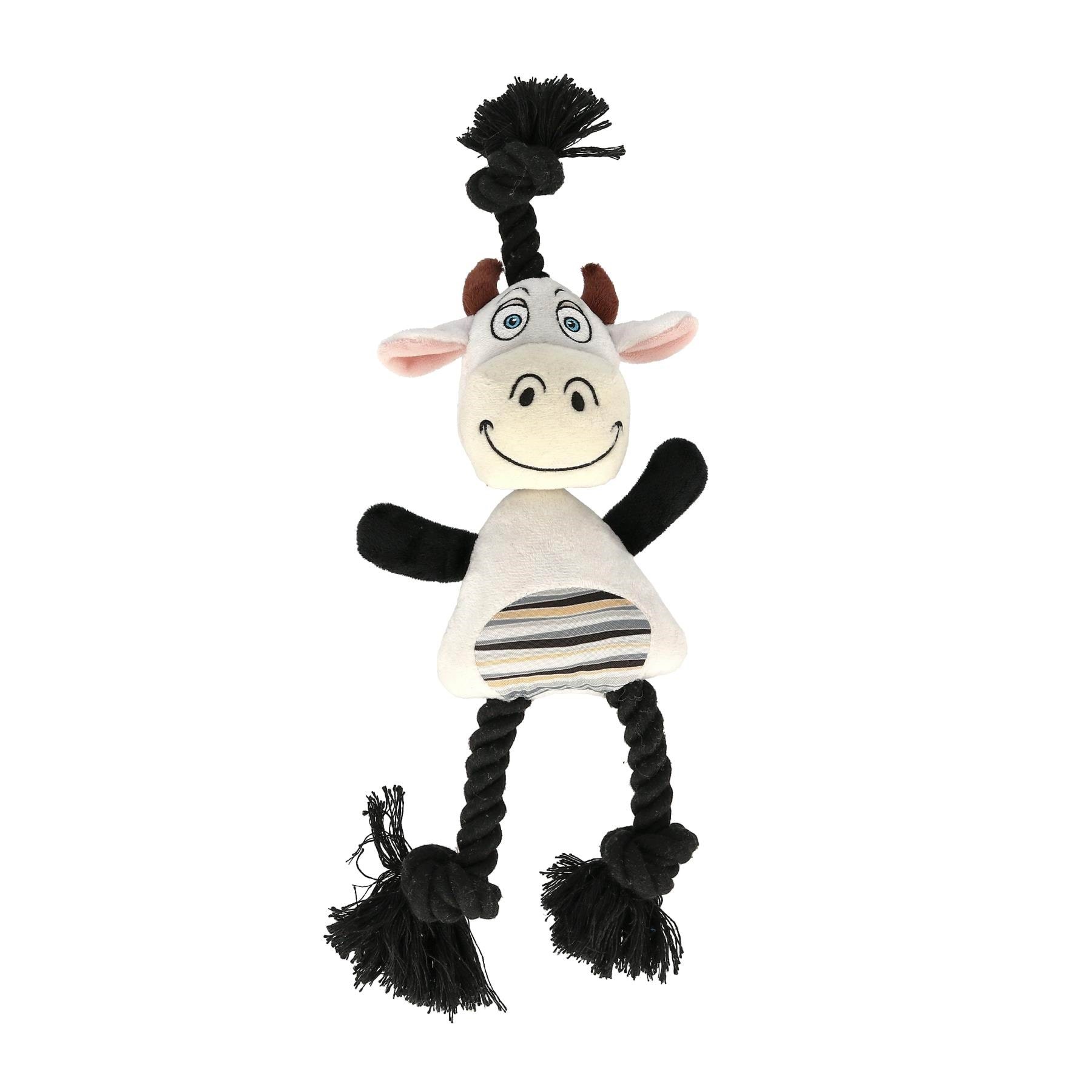 Dogman Hundespielzeug Cowe Rep Seil-plüsch 40cm