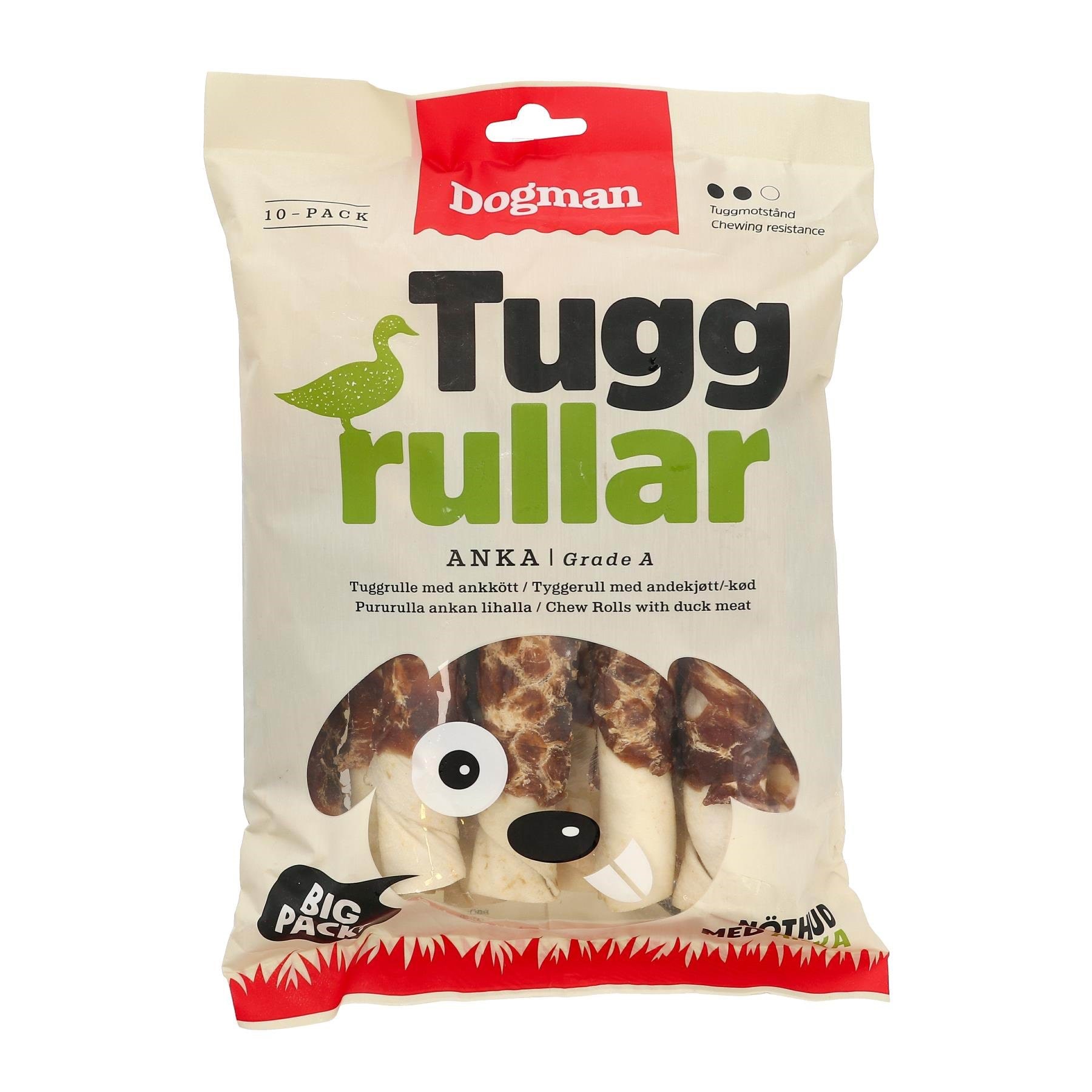 Dogman Chew Rolls With Duck 10p - Hunde 310112