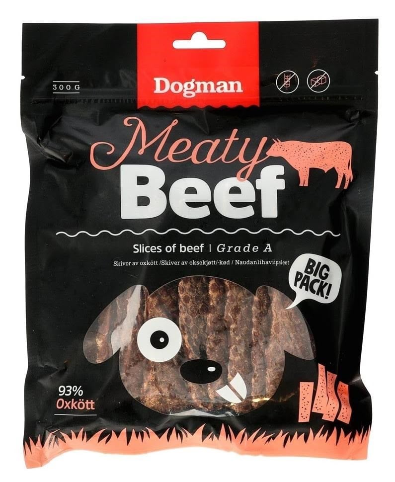 Dogman Meaty Rinderscheiben Getreidefreie Hundesnacks 300g 479338