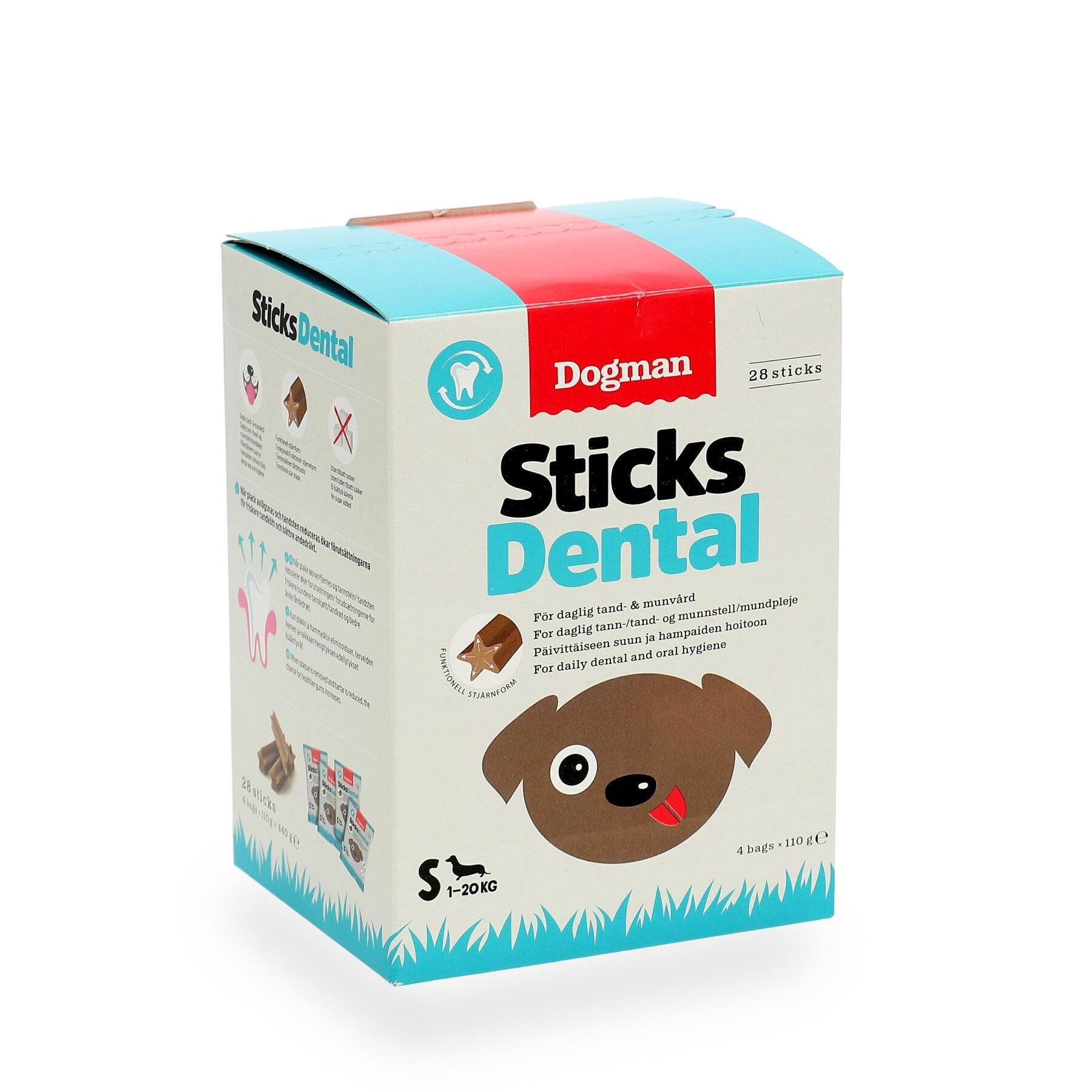 Dogman Sticks Dental S Box (28-pack) - Hunde 479170