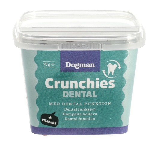 Dogman Crunchies Dental Cat Treats 75g - Katzen