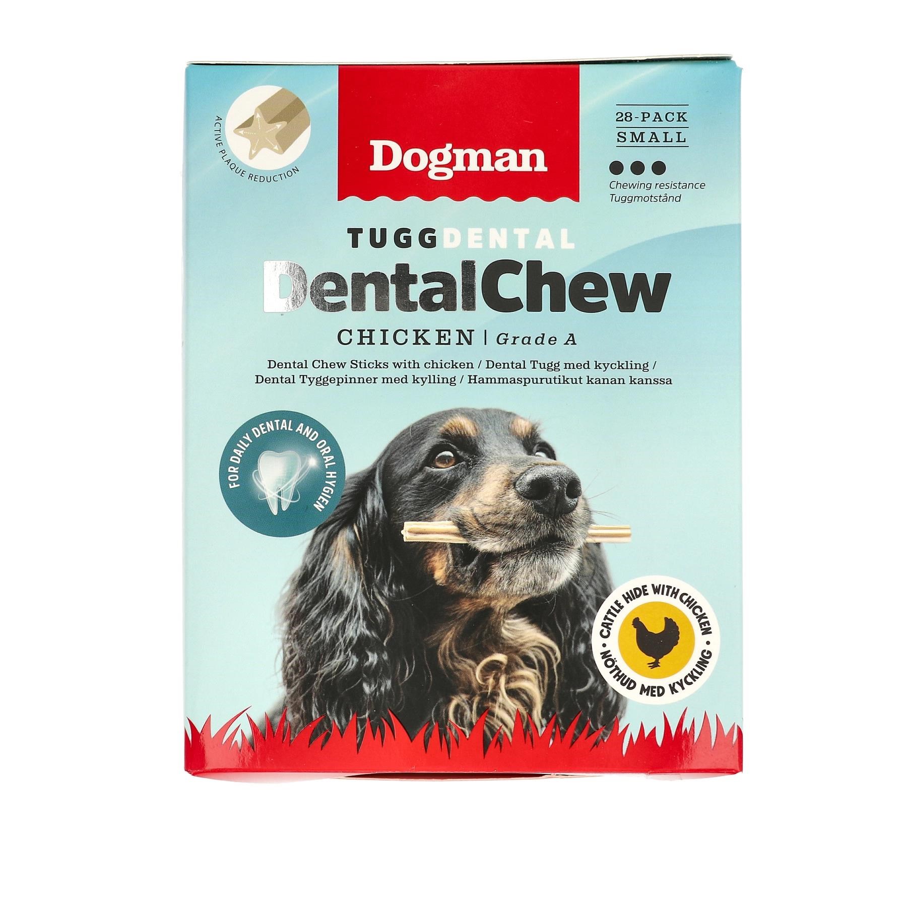 Dogman Kau-dental-hühnchen-sticks (28er-pack, Insgesamt 280g) - Hunde