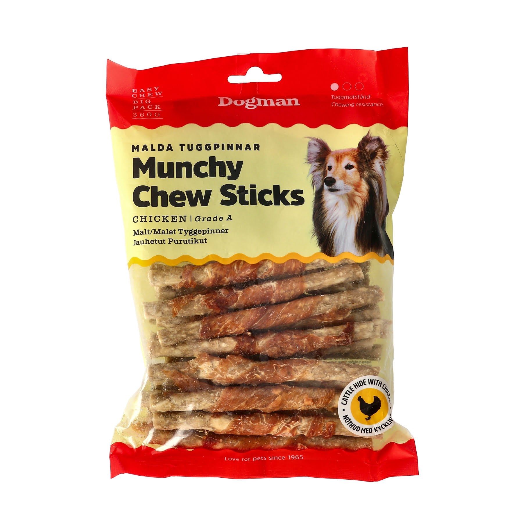 Dogman Munchy Kausticks Mit Huhn 12.5cm (30er Pack) - Hunde 310359