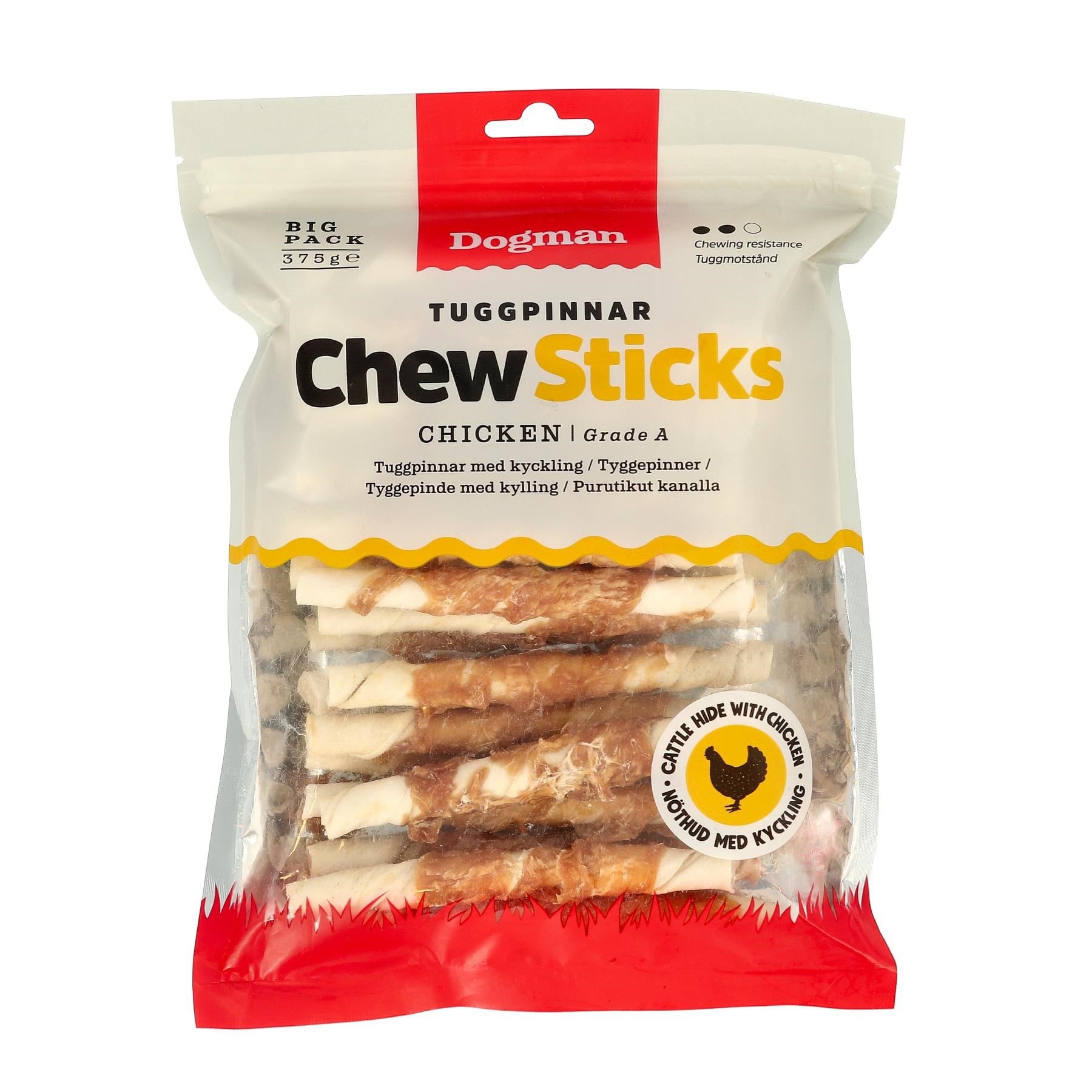 Dogman Kaustangen Mit Huhn 30er-pack (375g) - Hunde