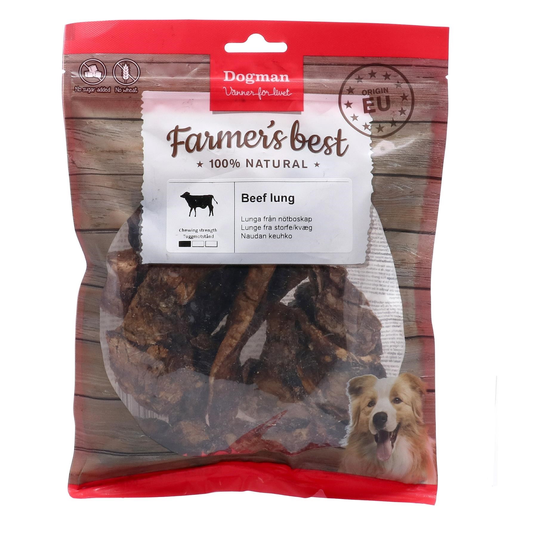 Dogman Dried Lung Beef - Hunde