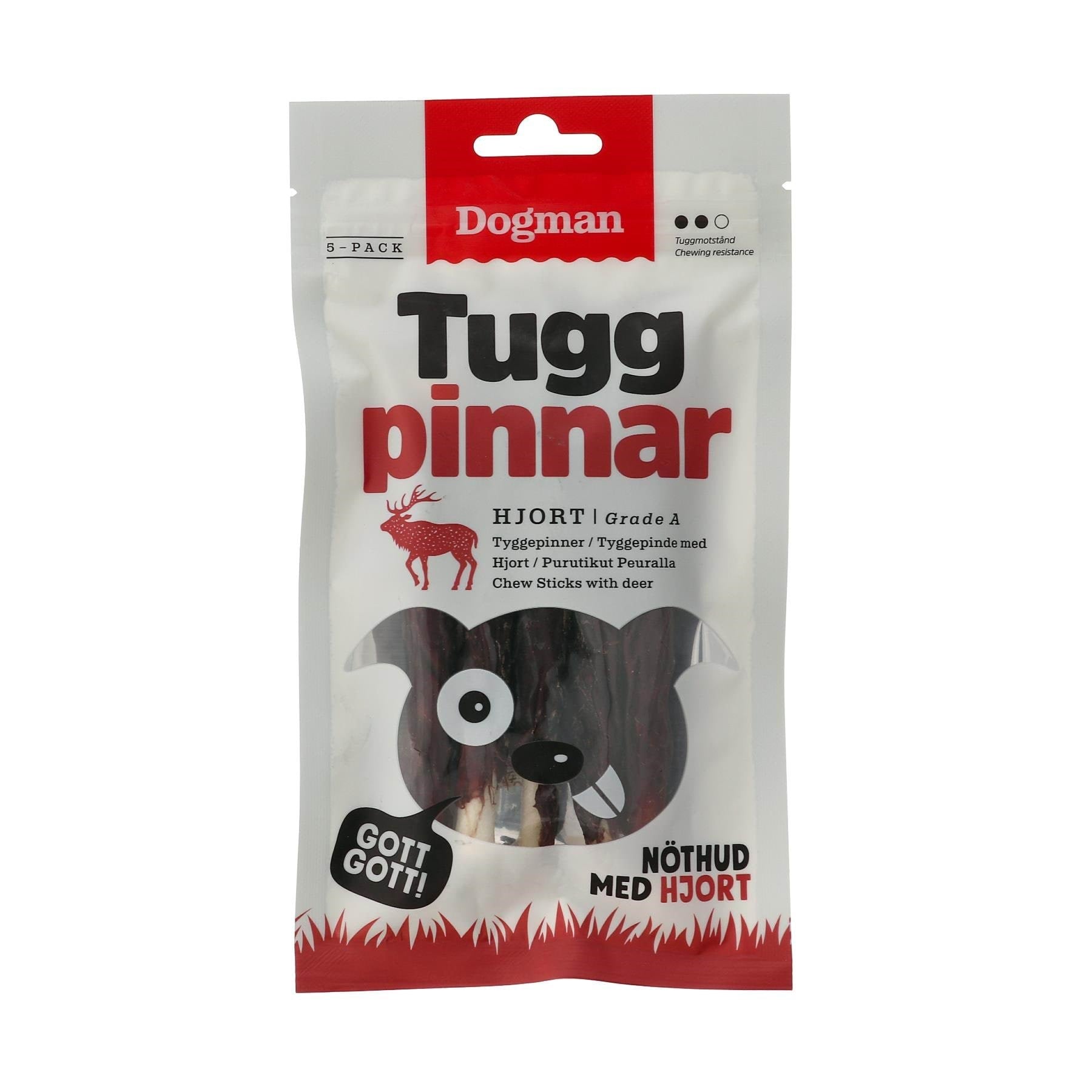 Dogman Chewsticks With Venison 5p - Hunde 310442