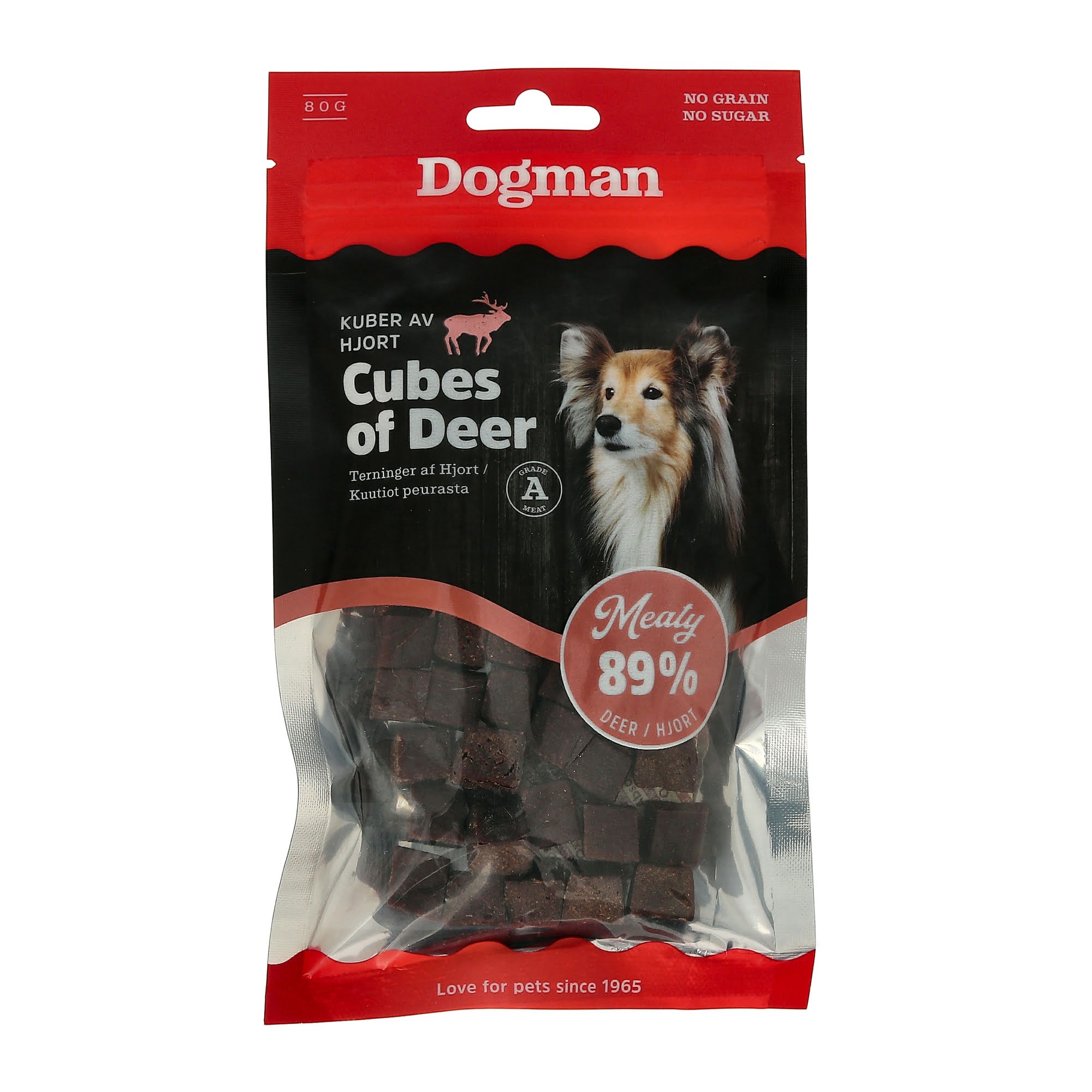 Dogman Meaty Hirschwürfel Hundeleckerlis 80g 310440