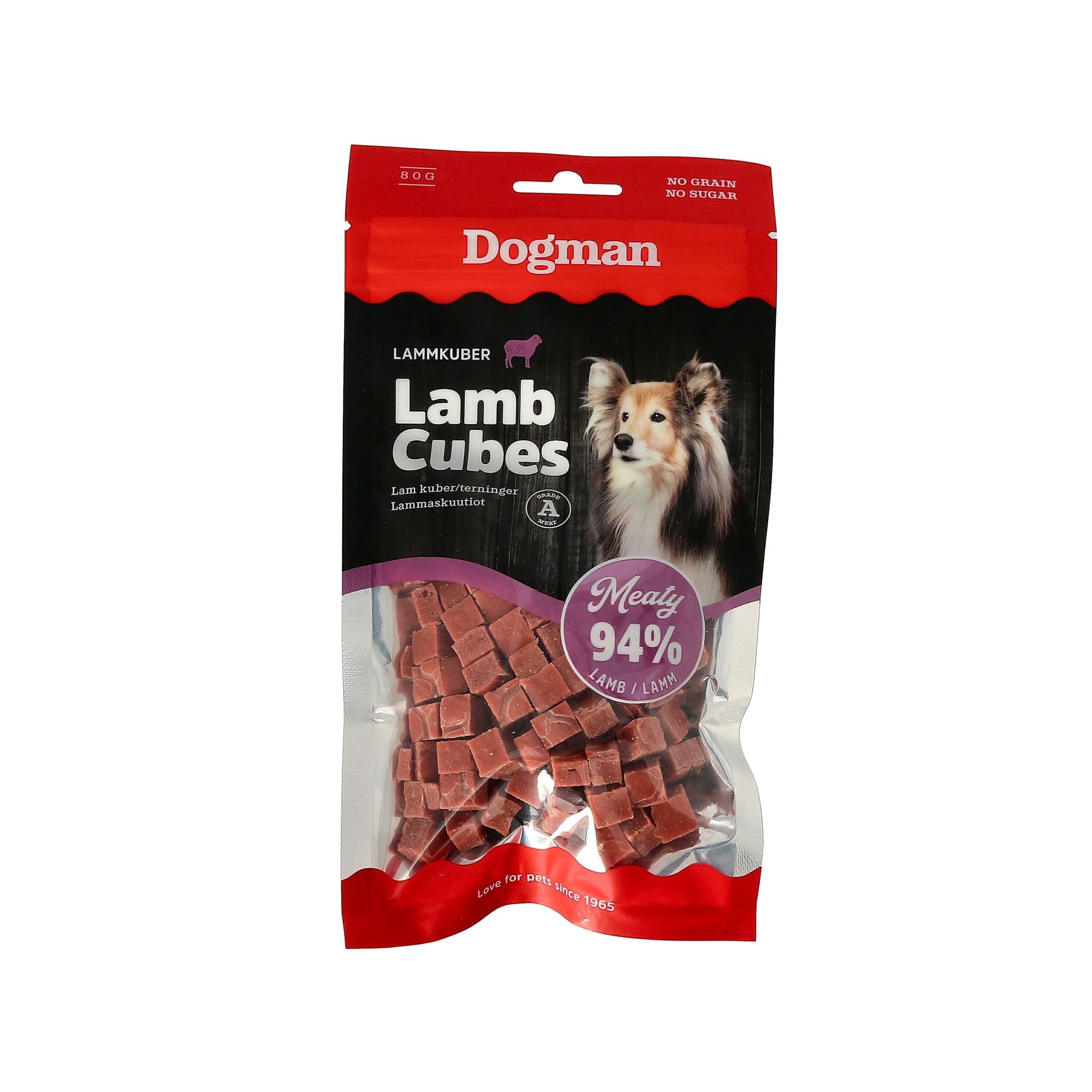 Dogman Meaty Lammwürfel Hundeleckerlis 80g 310426