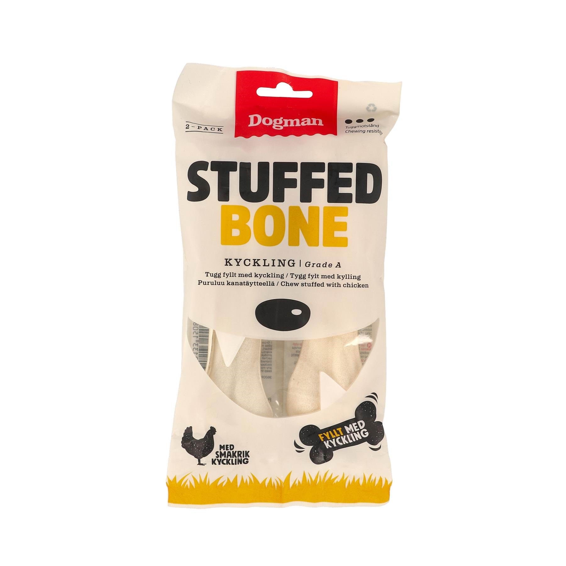 Dogman Chicken Stuffed Bone 2p - Hunde