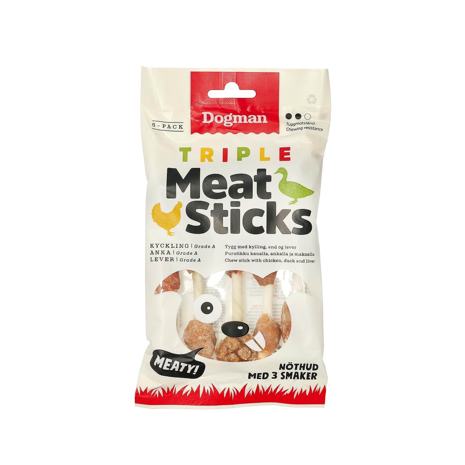 Dogman Triple Meat Sticks - Hunde
