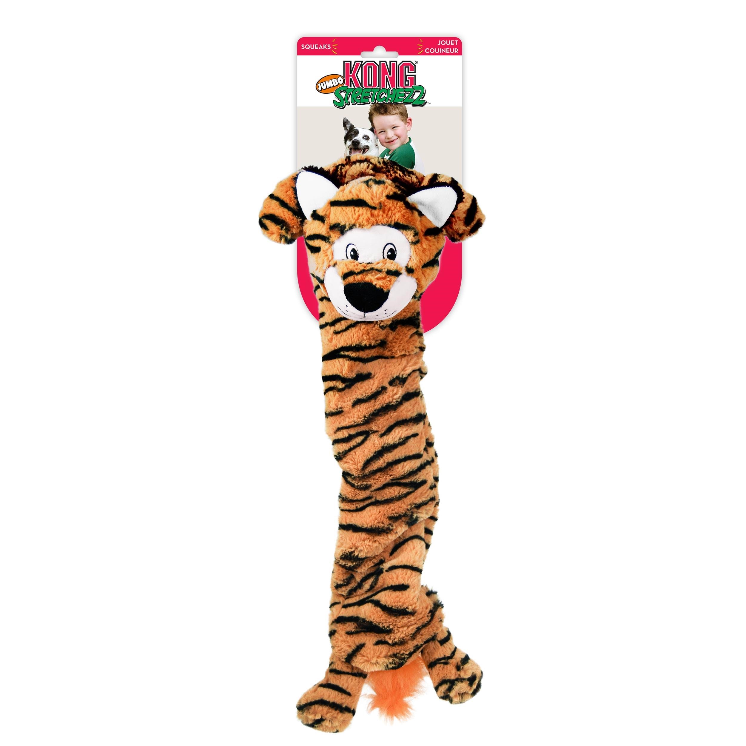 Kong Toy Stretchezz Tiger - Hunde