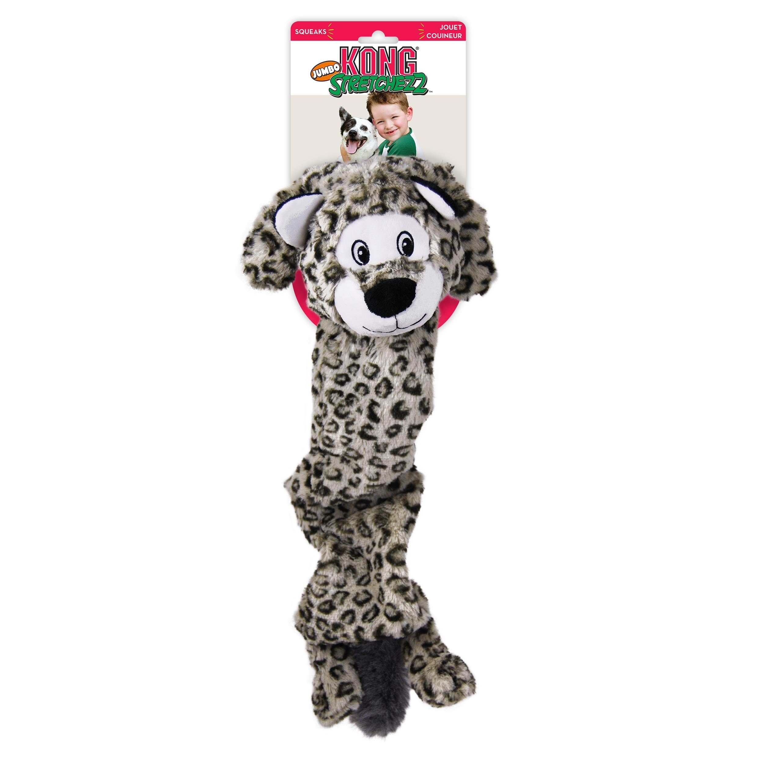 Kong Toy Stretchezz Snow Leopard - Hunde 340572