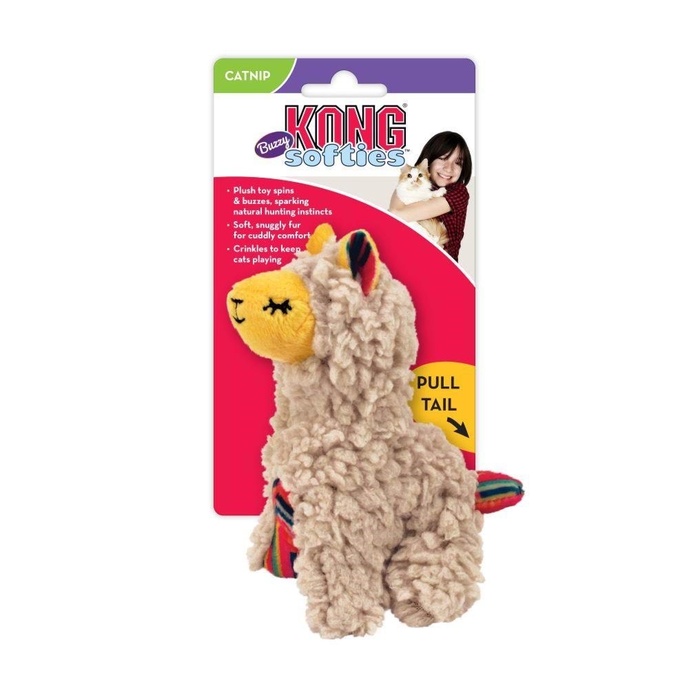 Kong Toy Softies Buzzy Llama - Katzen 340659