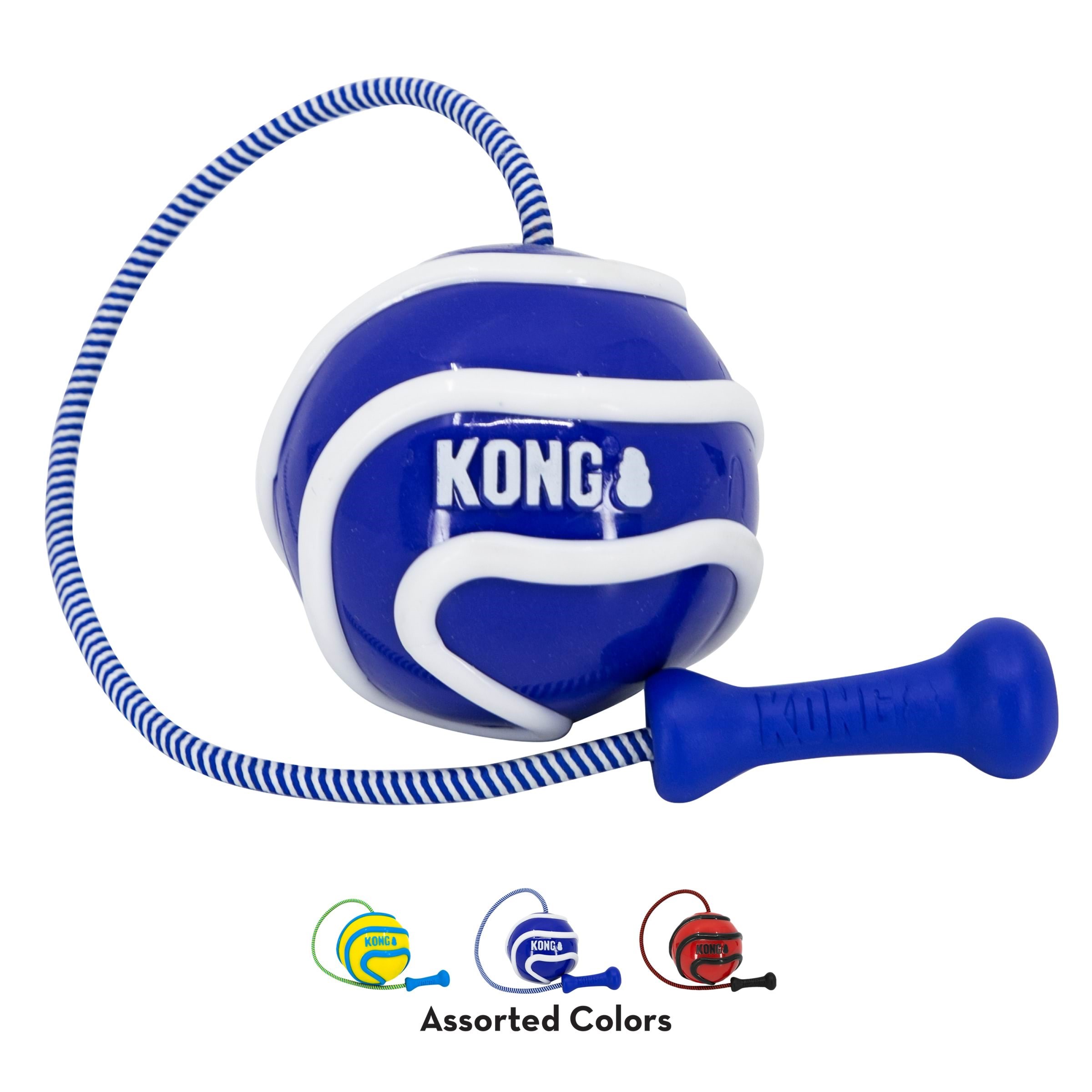 Kong Dog Toy Wavz Bunjiball Medium Assorted Colors (1-pack) - Hunde