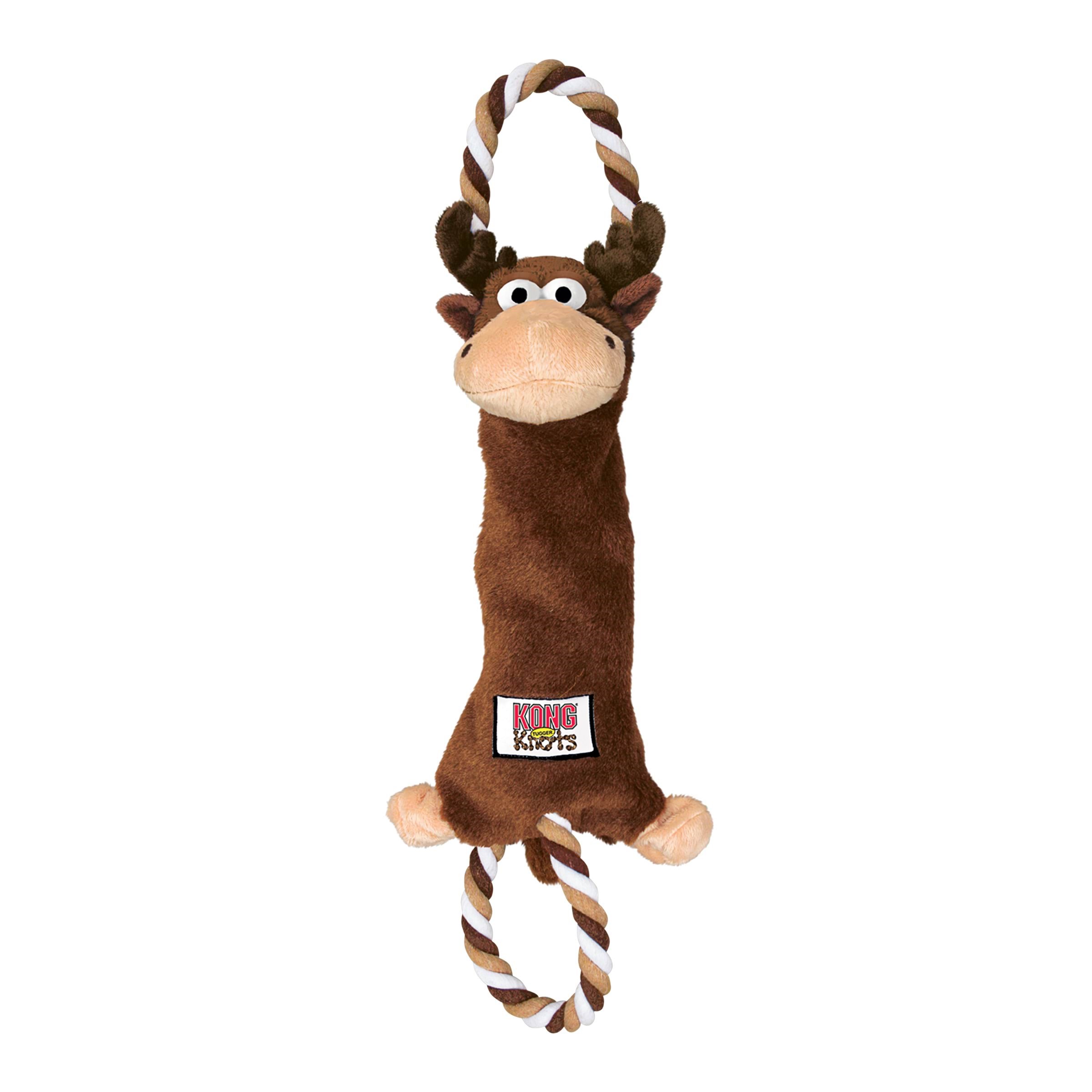 Kong Dog Toy Tugger Knots Moose 48cm - Hunde 340915