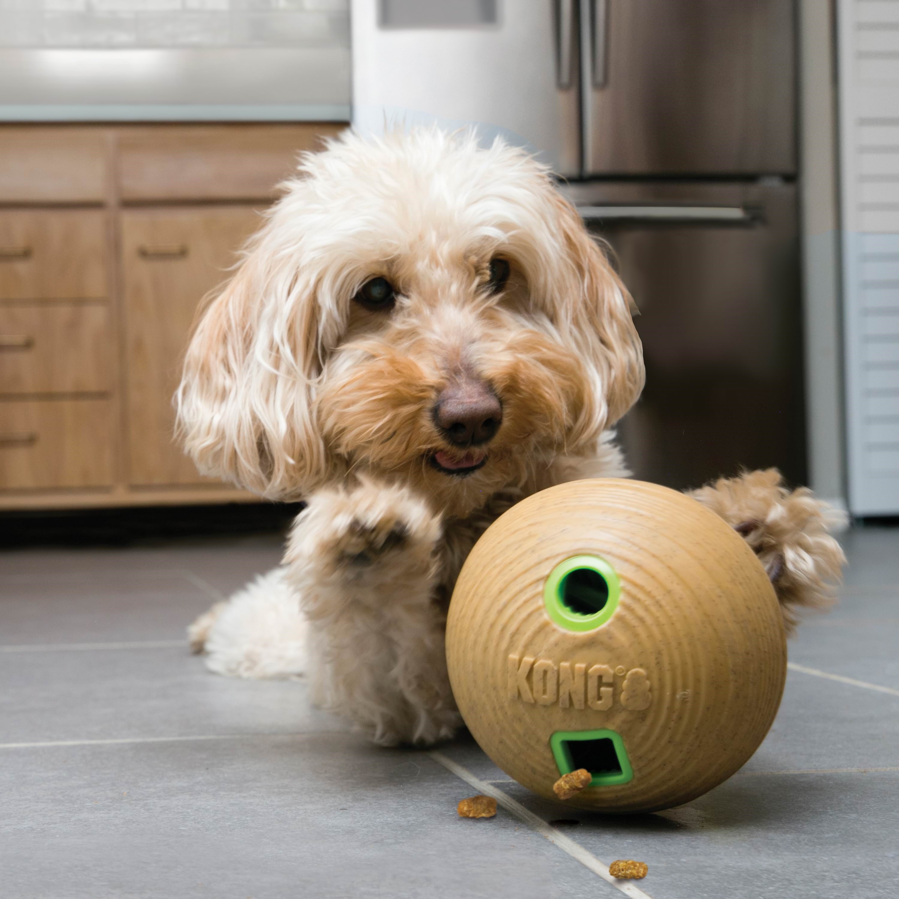 Kong Dog Toy Bamboo Feeder Dumbbell M - Hunde 340925