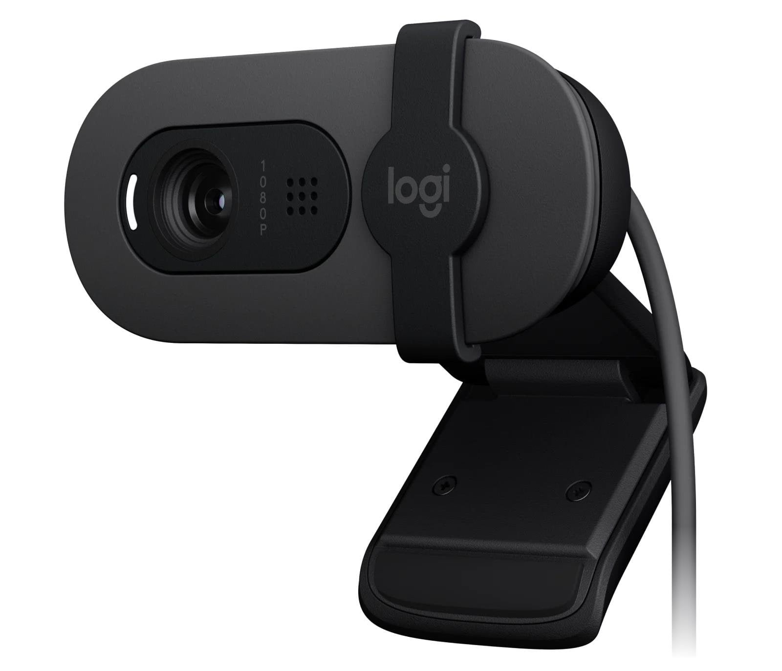 Logitech Brio 100 - Graphite - Webcams Schwarz 960-001585