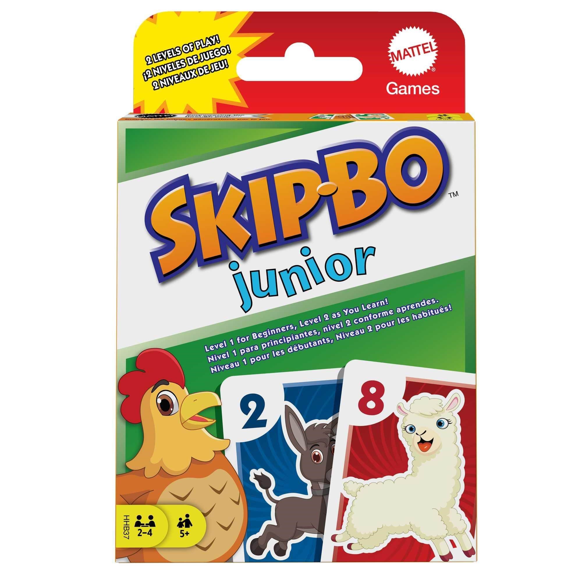Mattel Skip-bo Junior - Brettspiele Hhb37