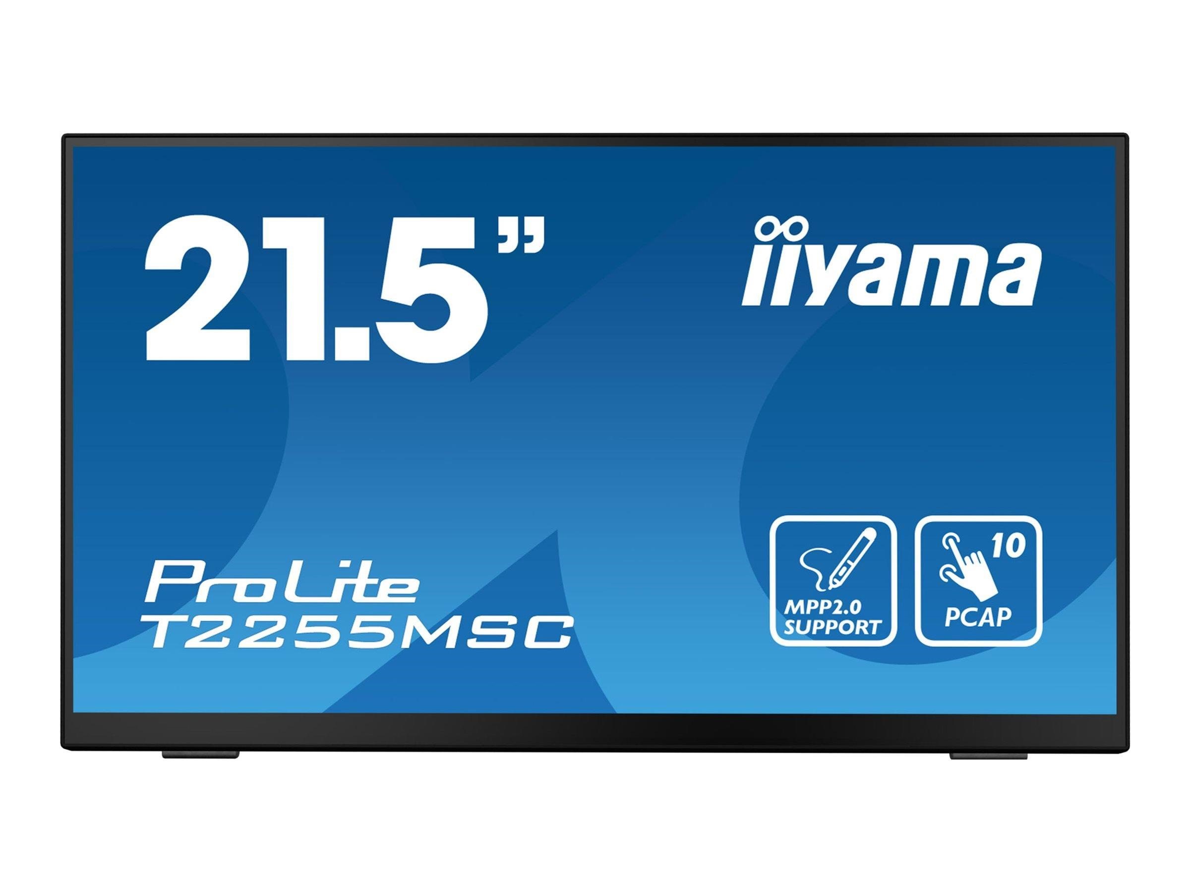 21" Iiyama Prolite T2255msc - 1920x1080 (Fhd) - 60hz - Ips - Bildschirm