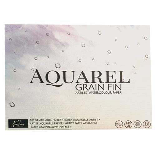 Nassau Watercolor Pad 24*32cm. 18 Sheets. 300g. - Kunst Handwerk Ausstattung Ar0328/ge