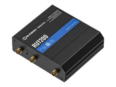 Teltonika Rut200 Industrial Cellular Router (Rut200010000 / Standard Package With EU Psu) - Wireless Router N Standard - 802.11n - Wlan Router
