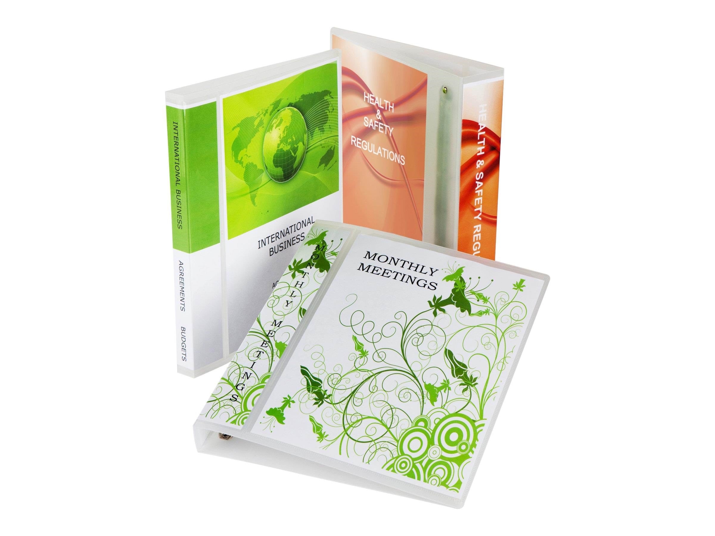 Oxford Elba Polyvision - Presentation Ring Binder - For A3 Maxi - Capacity: 240 Sheets - Transparent - Briefordner Und Ringmappen 100080802