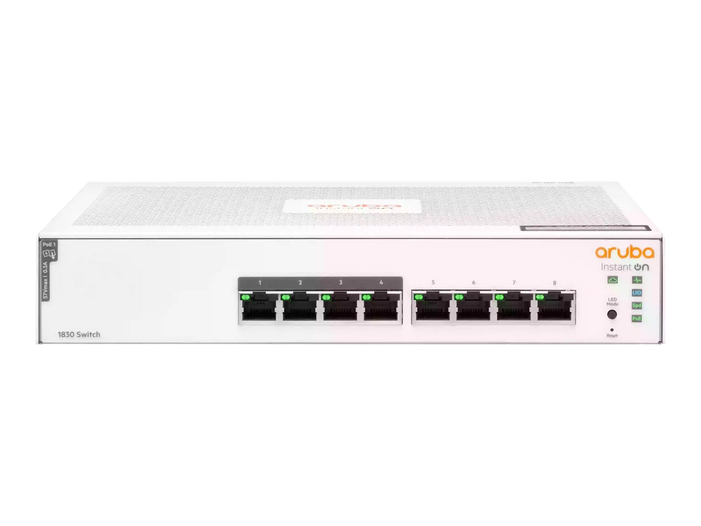 Hewlett Packard Enterprise Aruba Instant On 1830 8G 4p Class4 Poe 65w Switch - Switches