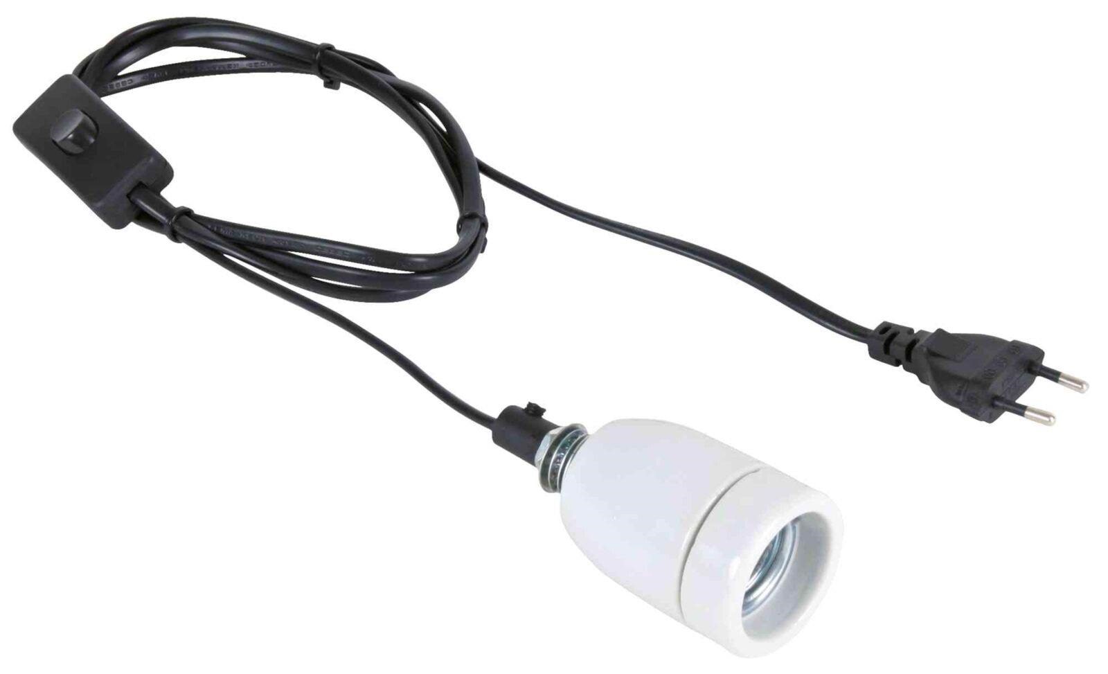 Trixie Pro Socket Ceramic Bulb Holder 200w 1.80m E27 - Heatinglight Tx76105