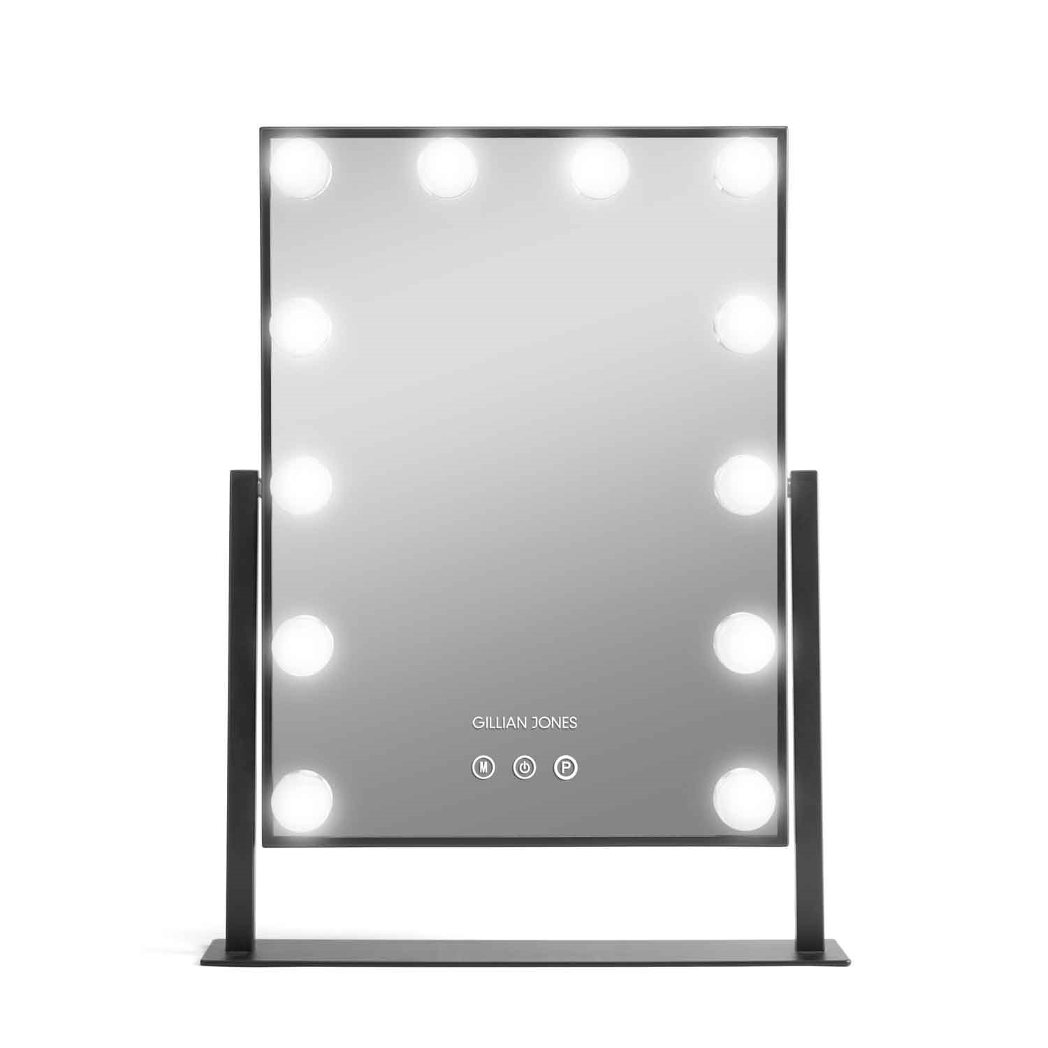 Gillian Jones Led Light Hollywood Mirror Black - Kosmetik Spiegel 0259-00