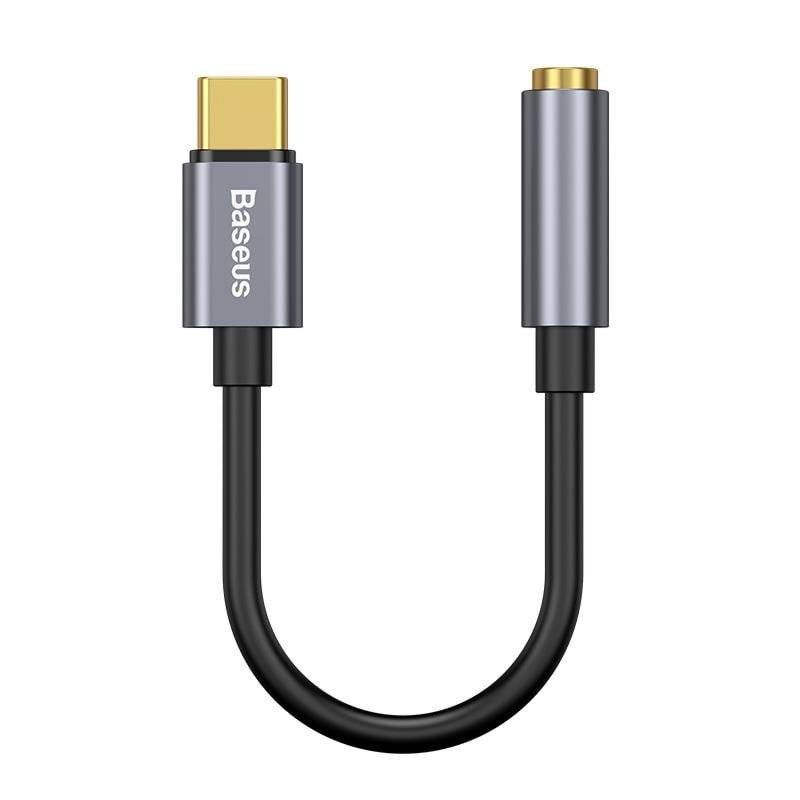 Baseus L54 Audio Adapter Usb-c + Mini Jack 3.5mm (Black+Gray) - Usb Kabel