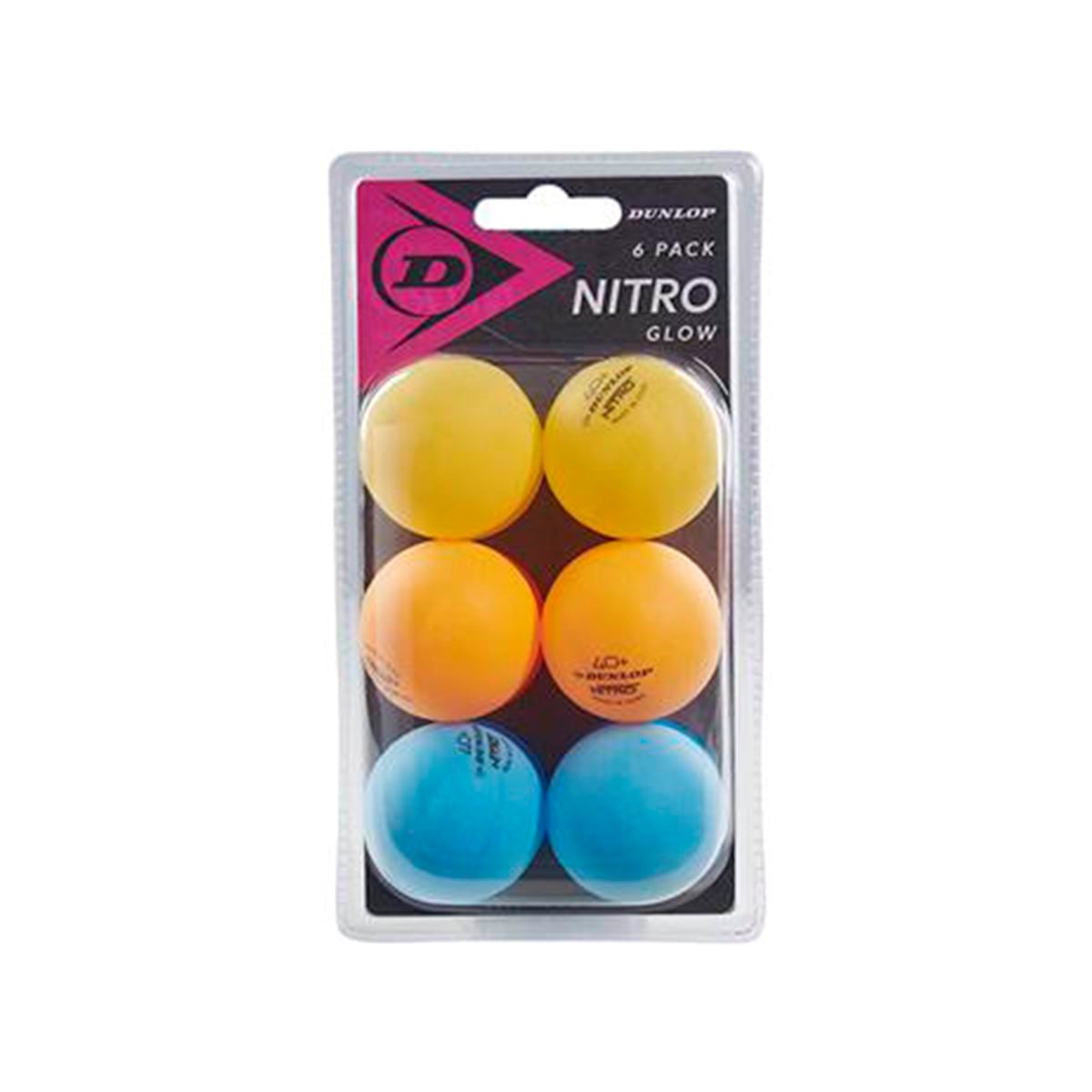Dunlop Nitro Glow 40+ 6 Tabletennis Ball - Sport Fitness Du679349ione Size